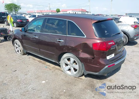 2010 Acura Mdx Technology Package из США, поврежденный, VIN 2HNYD2H62AH522194